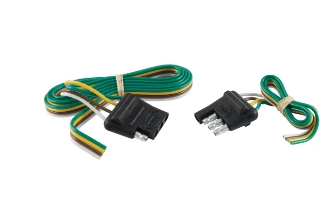 Wholesale π CURT 4-WAY FLAT CONNECTOR PLUG & SOCKET WITH 12" & 48" WIRES (PACKAGED) #58355 π 1 Wholesale π CURT 4-WAY FLAT CONNECTOR PLUG & SOCKET WITH 12" & 48" WIRES (PACKAGED) #58355 π