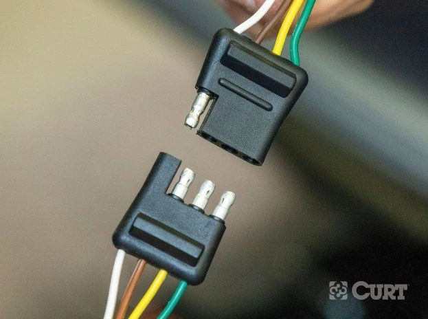 New π€© CURT 4-WAY FLAT CONNECTOR PLUG & SOCKET WITH 12" WIRES (PACKAGED) #58381 π€© 3 New π€© CURT 4-WAY FLAT CONNECTOR PLUG & SOCKET WITH 12" WIRES (PACKAGED) #58381 π€© - Image 3