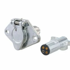 Discount π₯° CURT 4-WAY ROUND CONNECTOR PLUG & SOCKET (PACKAGED) #58671 β