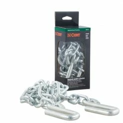 Budget 🎉 CURT 48" SAFETY CHAIN WITH 2 S-HOOKS (5,000 LBS, CLEAR ZINC, PACKAGED) #80031 ✨