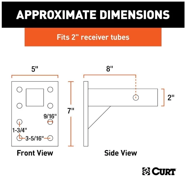 Top 10 π ADJUSTABLE PINTLE MOUNT (2" SHANK, 10,000 LBS., 7" HIGH, 8" LONG) β 2 Top 10 π ADJUSTABLE PINTLE MOUNT (2" SHANK, 10,000 LBS., 7" HIGH, 8" LONG) β - Image 2