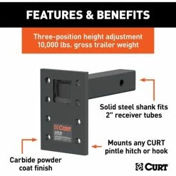 Top 10 π ADJUSTABLE PINTLE MOUNT (2" SHANK, 10,000 LBS., 7" HIGH, 8" LONG) β 7 Top 10 π ADJUSTABLE PINTLE MOUNT (2" SHANK, 10,000 LBS., 7" HIGH, 8" LONG) β -Deals Automotive Store 35180633.2 1