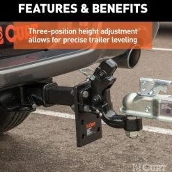 Brand new 🔔 ADJUSTABLE PINTLE MOUNT (2" SHANK, 10,000 LBS., 7" HIGH, 8" LONG) 🔥 -Deals Automotive Store 35180633.4