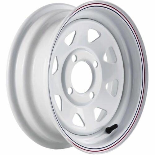 Flash Sale ✔️ Carlisle White Stripe Rims 4.5 Bolt Pattern ⌛ 1 Flash Sale ✔️ Carlisle White Stripe Rims 4.5 Bolt Pattern ⌛