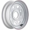 Discount ⭐ Carlisle White Stripe Rims 4.5 Bolt Pattern 🌟