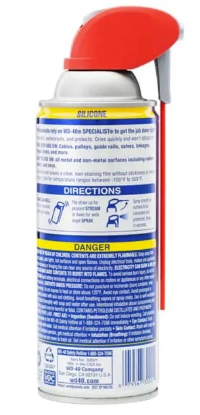 Best Sale π WD-40 Quick-Drying Silicone Lubricant with Smart Straw Spray, 11oz. 𧨠2 Best Sale π WD-40 Quick-Drying Silicone Lubricant with Smart Straw Spray, 11oz. 𧨠- Image 2