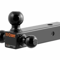 Cheapest 🔥 Curt Mfg. Multi-Ball Mount (2-1/2" Hollow Shank, 1-7/8", 2" & 2-5/16" Black Balls) 🎉