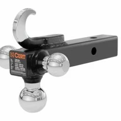 Best Pirce 🔔 Curt Mfg. Multi-Ball Mount with Hook (2" Solid Shank, 1-7/8", 2" & 2-5/16" Chrome Balls) ❤️