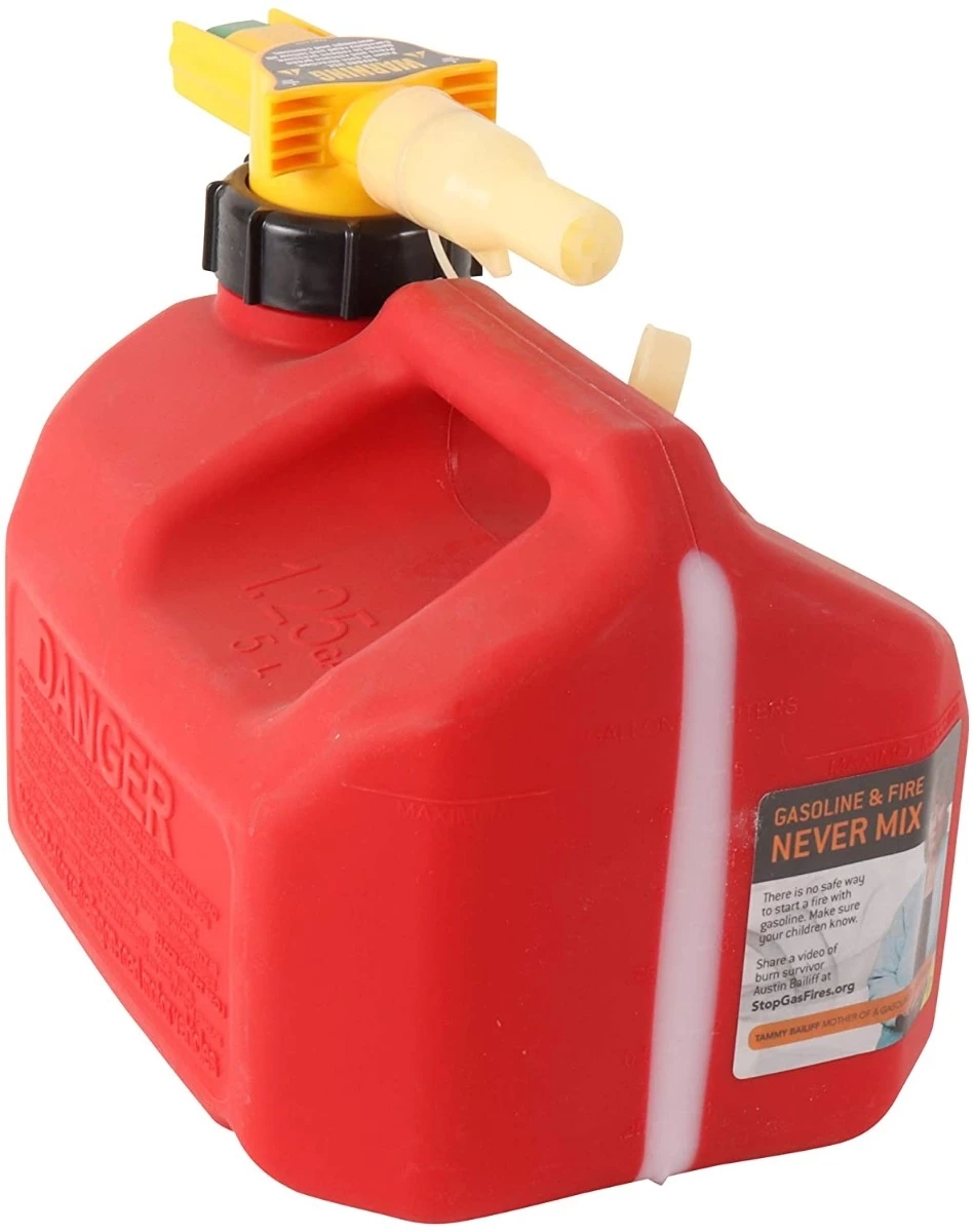 Outlet π No-Spill 1415 1-1/4-Gallon Poly Gas Can (CARB Compliant) β 2 Outlet π No-Spill 1415 1-1/4-Gallon Poly Gas Can (CARB Compliant) β - Image 2