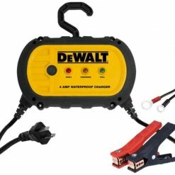Outlet β DeWalt 4 Amp Waterproof Portable Car Battery Charger β¨