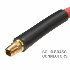 Buy 🛒 Tekton 25' x 3/8" I.D. Rubber Air Hose, 250 psi 🥰