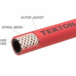Cheap 🧨 Tekton 25' x 3/8" I.D. Rubber Air Hose, 250 psi 🥰 -Deals Automotive Store 65470565 3 1