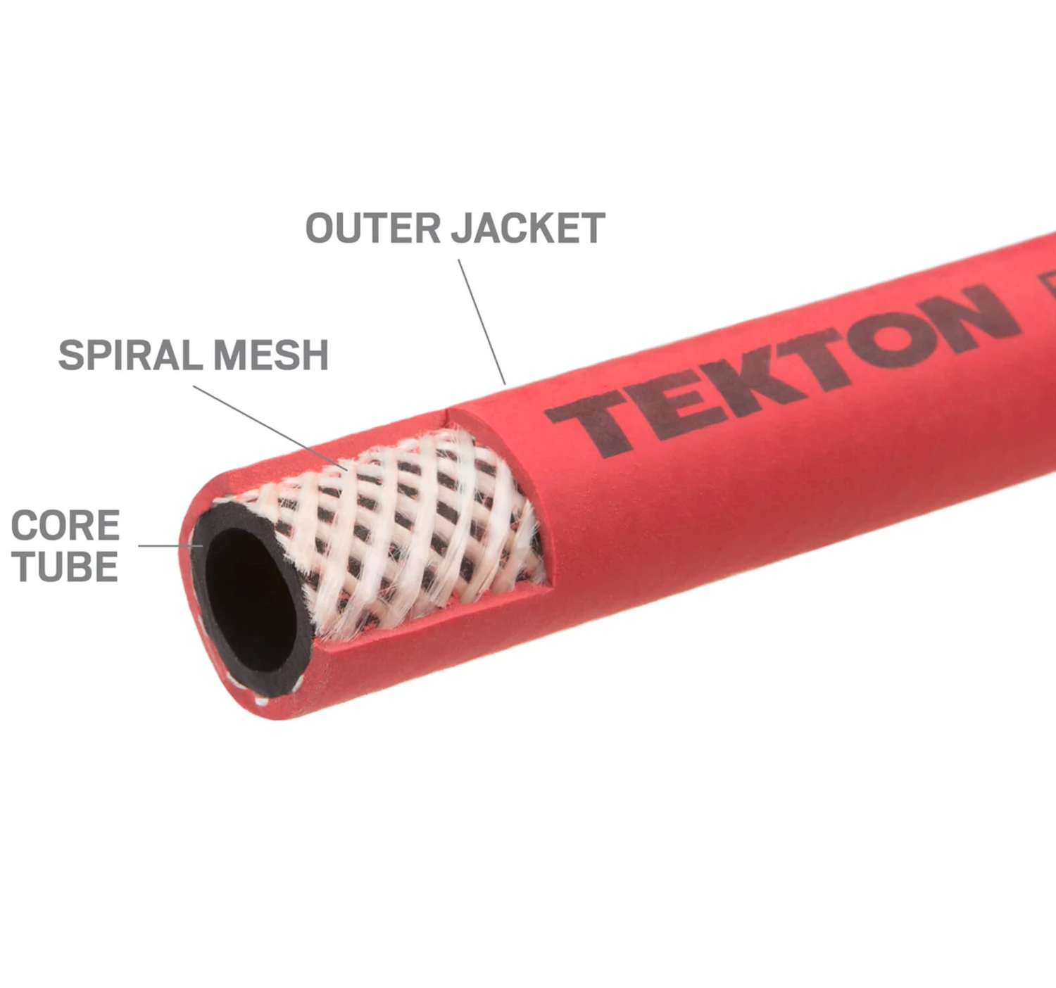 Outlet ๐คฉ Tekton 3/8 Inch I.D. x 50 Foot Rubber Air Hose (250 PSI) ๐ 4 Outlet ๐คฉ Tekton 3/8 Inch I.D. x 50 Foot Rubber Air Hose (250 PSI) ๐ - Image 4