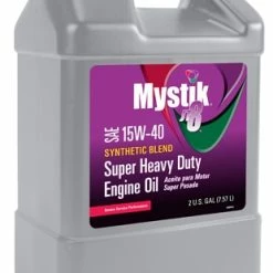 Best Sale 😀 Mystik® JT-8® Synthetic Blend Super Heavy Duty Engine Oil SAE 15W-40 – 2 Gallon 🌟