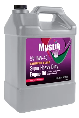 Outlet 🧨 Mystik® JT-8® Synthetic Blend Super Heavy Duty Engine Oil SAE 15W-40 – 2 Gallon ⭐ 1 Outlet 🧨 Mystik® JT-8® Synthetic Blend Super Heavy Duty Engine Oil SAE 15W-40 – 2 Gallon ⭐