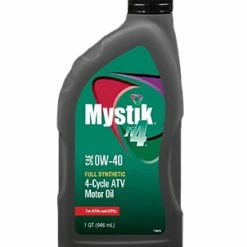 Buy 👏 Mystik JT-4 Synthetic 4-Cycle ATV/UTV Motor Oil SAE 0W-40 - Quart 👍