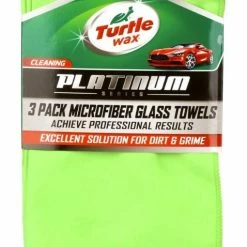 Promo 🔥 Turtle Wax Platinum Series Microfiber Glass Towels (3-Pack) 🥰
