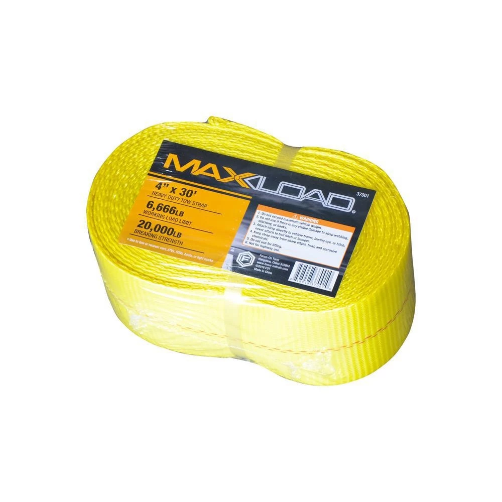 Flash Sale π Max Load 4" x 30' Tow Strap π 1 Flash Sale π Max Load 4" x 30' Tow Strap π