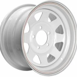 Best Pirce ✔️ Custom White Spoke Rim w/Red & Blue Stripes ⌛