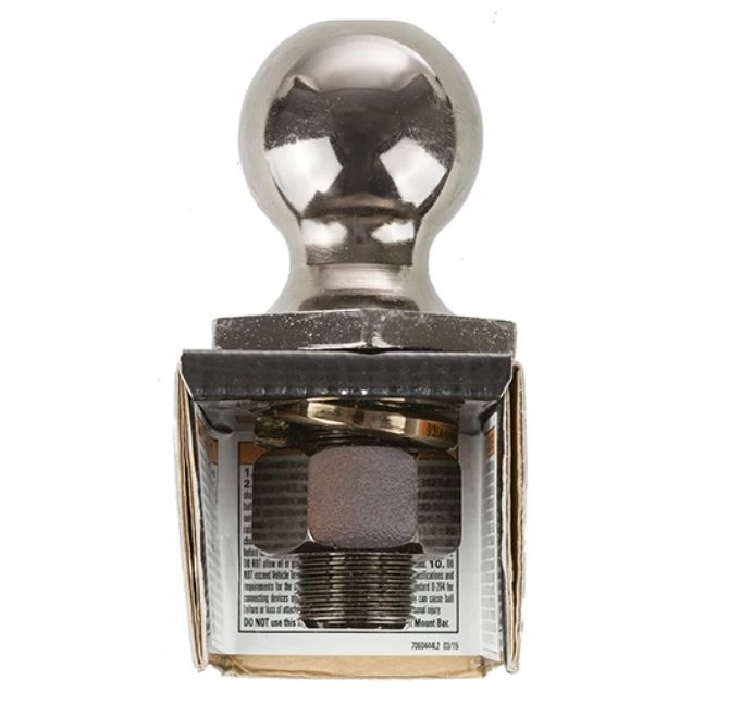 Brand new ⭐ Reese 2"x 1"x 2" Interlock® Chrome Hitch Ball 😀 1 Brand new ⭐ Reese 2"x 1"x 2" Interlock® Chrome Hitch Ball 😀