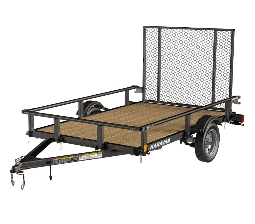 Wholesale 🧨 Karavan 5 X 8 FT. Steel Utility Trailer, Black ✨ 1 Wholesale 🧨 Karavan 5 X 8 FT. Steel Utility Trailer, Black ✨