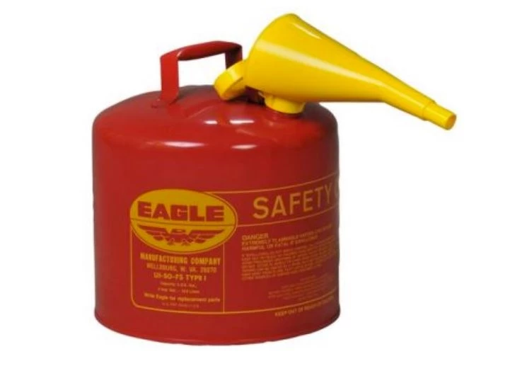 New π€© Eagle 5 Gallon Steel Safety Can For Flammables, Type I, Red π 1 New π€© Eagle 5 Gallon Steel Safety Can For Flammables, Type I, Red π