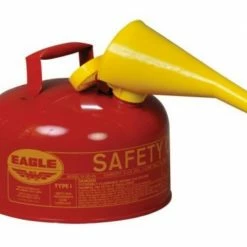 Discount 👍 Eagle 2 Gallon Steel Safety Can For Flammables, Type I, Red ✔️