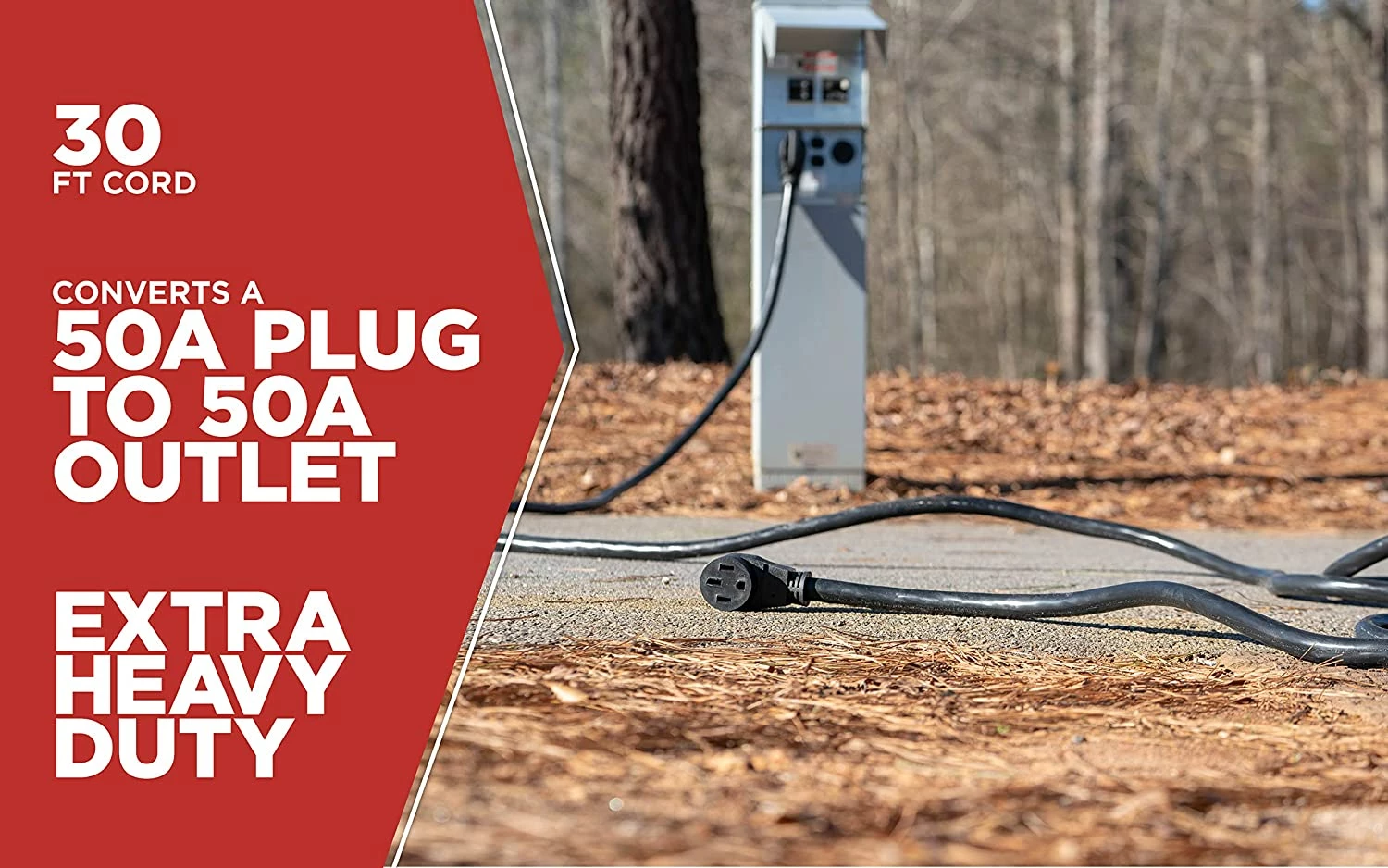 Best Sale 🛒 Road Power 30' 6/3-8/1 50 Amp RV Cord 😀 4 Best Sale 🛒 Road Power 30' 6/3-8/1 50 Amp RV Cord 😀 - Image 4