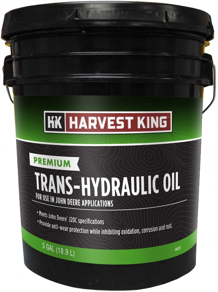 Cheapest ⭐ Harvest King Trans Hydraulic Fluid for John Deere - 5 Gallon 👏