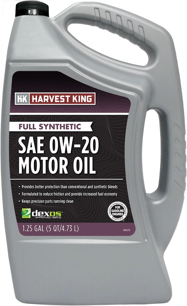 Outlet 👏 Harvest King Full Synthetic Motor Oil -0W-20-5 Quart ❤️ - Image 2