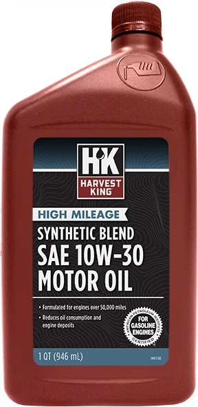 Outlet π€© Harvest King High Mileage Synthetic Blend Motor Oil-10W-30-1 Quart π 1 Outlet π€© Harvest King High Mileage Synthetic Blend Motor Oil-10W-30-1 Quart π