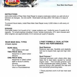 Hot Sale π Bar's Engine Concentrated Rear Main Seal Repair π 8 Hot Sale π Bar's Engine Concentrated Rear Main Seal Repair π -Deals Automotive Store 81jql6pmi l ac sl1500