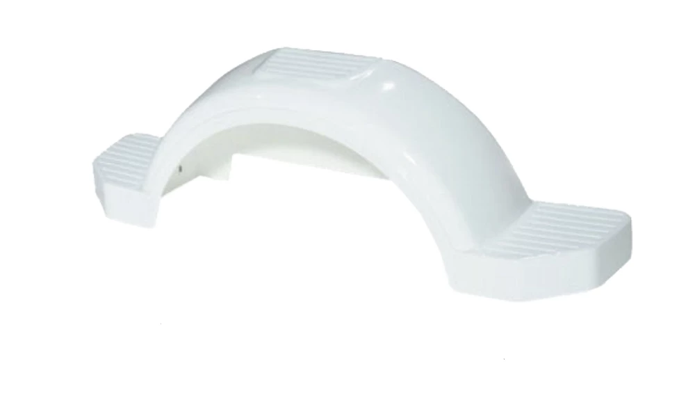 Flash Sale ✨ Wesbar 14" Plastic Fender with Step, White ❤️ 1 Flash Sale ✨ Wesbar 14" Plastic Fender with Step, White ❤️