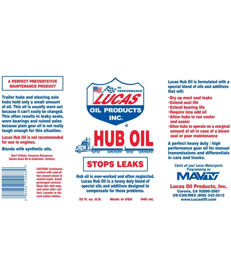 Deals ๐ Lucas Hub Oil - Quart โ 2 Deals ๐ Lucas Hub Oil - Quart โ - Image 2