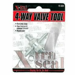 Budget ⌛ X-tra Seal 4-Way Tire Valve Tool 👍