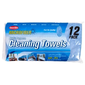 Budget π Clean Right Microfiber Towel - 12 Pack π 1 Budget π Clean Right Microfiber Towel - 12 Pack π