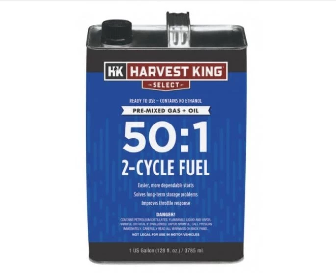 Outlet β¨ Harvest King 50:1 Pre-Mixed Fuel-In-A-Can, 1 gal. π 1 Outlet β¨ Harvest King 50:1 Pre-Mixed Fuel-In-A-Can, 1 gal. π
