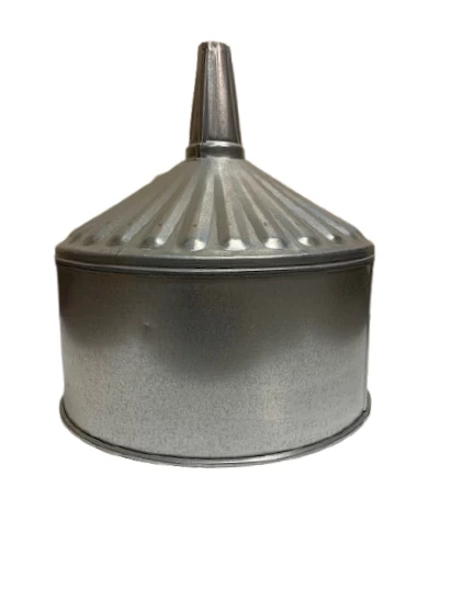 Outlet 👏 Funnel King 12-Quart Heavy Duty Galvanized Funnel 🎁 1 Outlet 👏 Funnel King 12-Quart Heavy Duty Galvanized Funnel 🎁