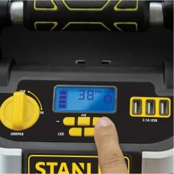 Cheapest 😍 Stanley 1200 Peak Amp Portable Car Jump Starter with 120 PSI Digital Air Compressor ✔️ -Deals Automotive Store j5co9d 1 1