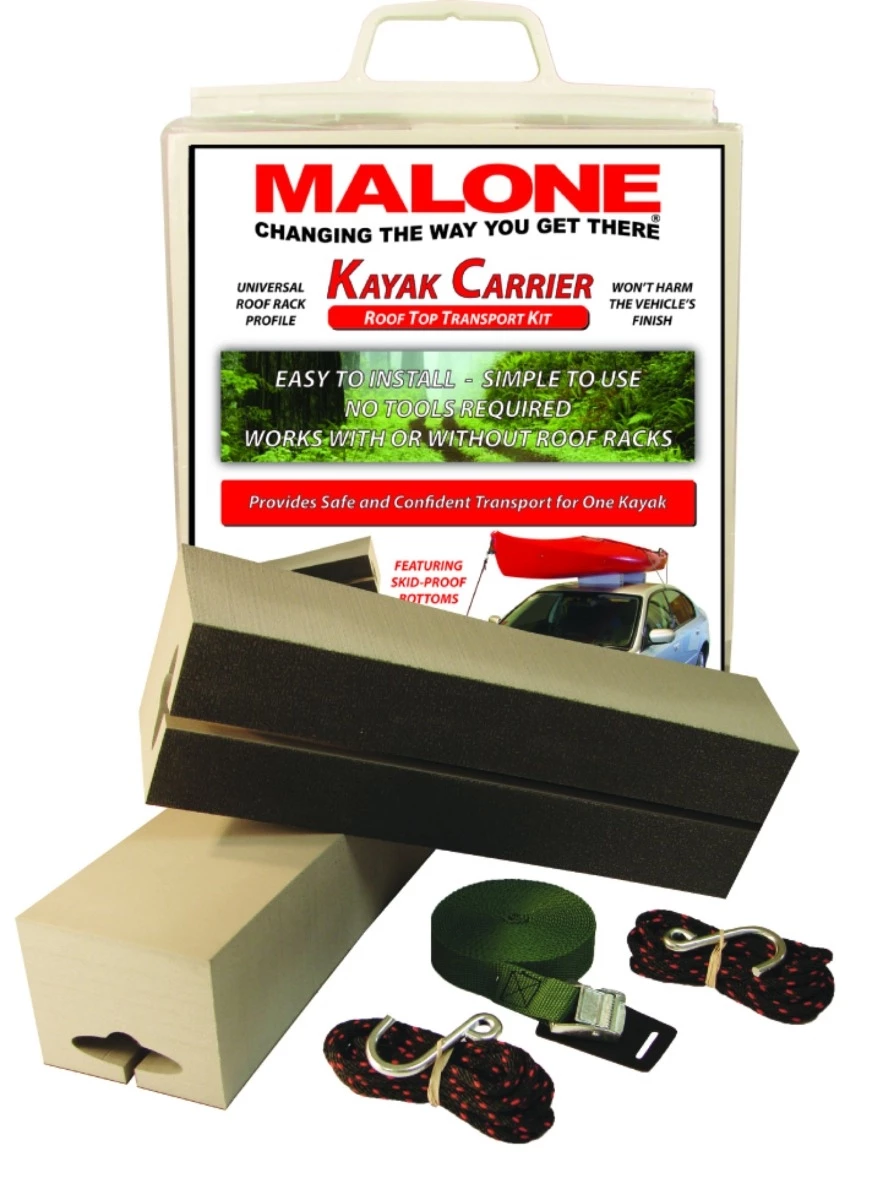 Hot Sale π Malone Standard Kayak Carrier with Tie-Downs - Foam Block Style - 12" Long π 1 Hot Sale π Malone Standard Kayak Carrier with Tie-Downs - Foam Block Style - 12" Long π