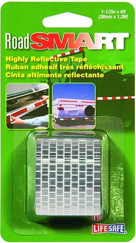 Promo 😉 LifeSafe 1-1/2" x 4’ High Visibility Reflective Tape 🔔 2 Promo 😉 LifeSafe 1-1/2" x 4’ High Visibility Reflective Tape 🔔 - Image 2