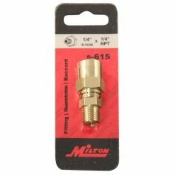 Best Sale π₯° Milton 1/4" MNPT Reusable Hose End Fitting π 3 Best Sale π₯° Milton 1/4" MNPT Reusable Hose End Fitting π -Deals Automotive Store s 615reusable 1