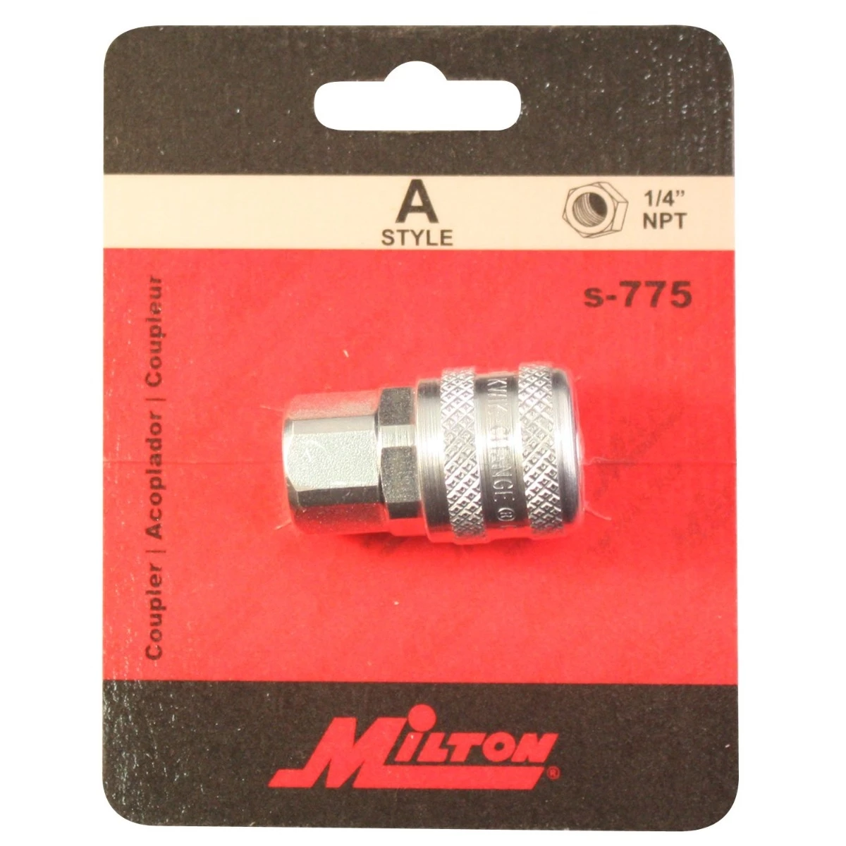 Hot Sale π Milton 1/4" FNPT A Style Coupler π 1 Hot Sale π Milton 1/4" FNPT A Style Coupler π