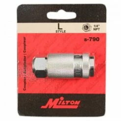 Deals 😀 Milton 1/4" FNPT L Style Coupler 👏 -Deals Automotive Store s 790 1