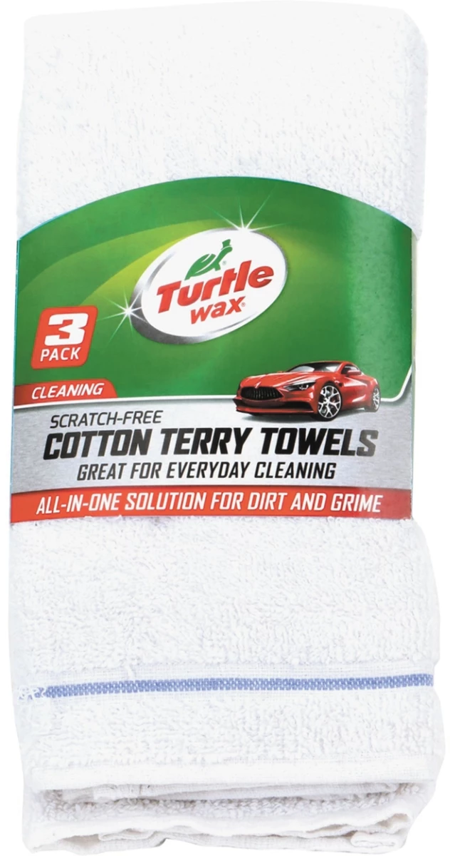 New ๐ Turtle Wax 3 Pk. Terry Towel ๐งจ 1 New ๐ Turtle Wax 3 Pk. Terry Towel ๐งจ