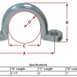 Top 10 🥰 Uriah 1/2" Aluminum Tie Loop ❤️ -Deals Automotive Store uh300500 2